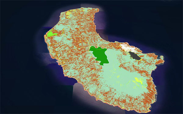 Land cover map 600x375